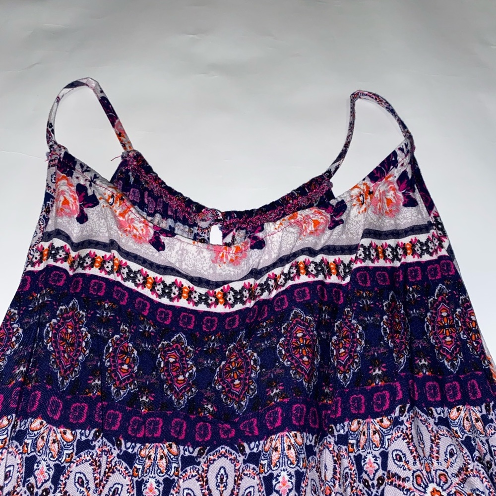 Purple Patterned Mossimo Romper Size Medium Women’s